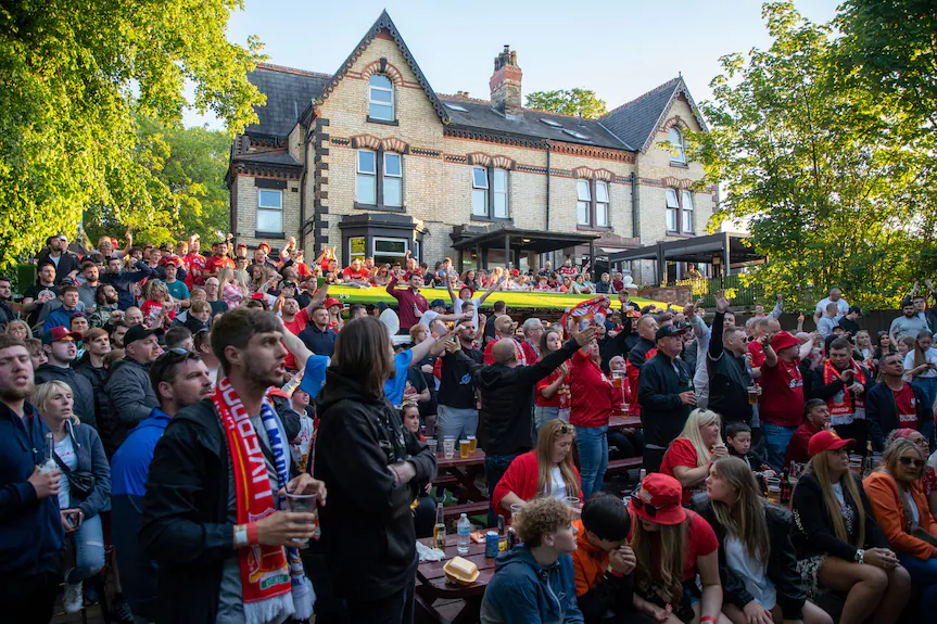 Fan zone at Hotel Anfield